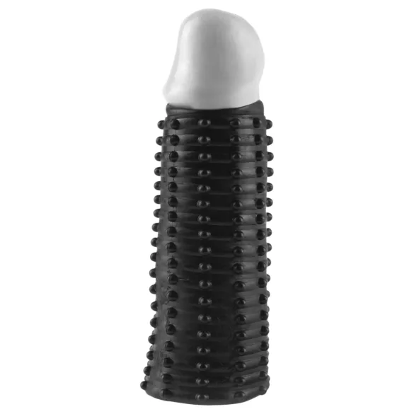 Pipedream - Fantasy X-Tensions - gestippelde penismanchet (zwart)