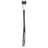 Fetish Fantasy Deluxe Cat-O-Nine - zweep met 9 strengen - zwart - 65 cm