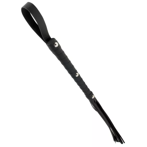 Fetish Fantasy Deluxe Cat-O-Nine - zweep met 9 strengen - zwart - 65 cm