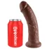 King Cock - dildo 20 cm - bruin