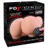 PDX Elite Milk Me Silly - vibrerende torso masturbator (natuurlijk)