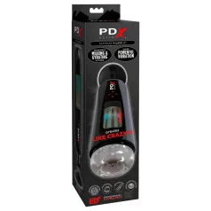   PDX Ultimate Milker 2 - automatische roterende masturbator - oplaadbaar - zwart