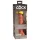 King Cock Elite 6 - dildo met zuignap - realistisch - 15cm - donker