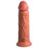 King Cock Elite 8 - dildo met zuignap - 20cm - donker huidskleur
