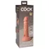 King Cock Elite 6 - vibrator met zuignap (15 cm) - huidskleur