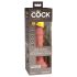 King Cock Elite - realistische vibrator - 15cm - donker huidskleur