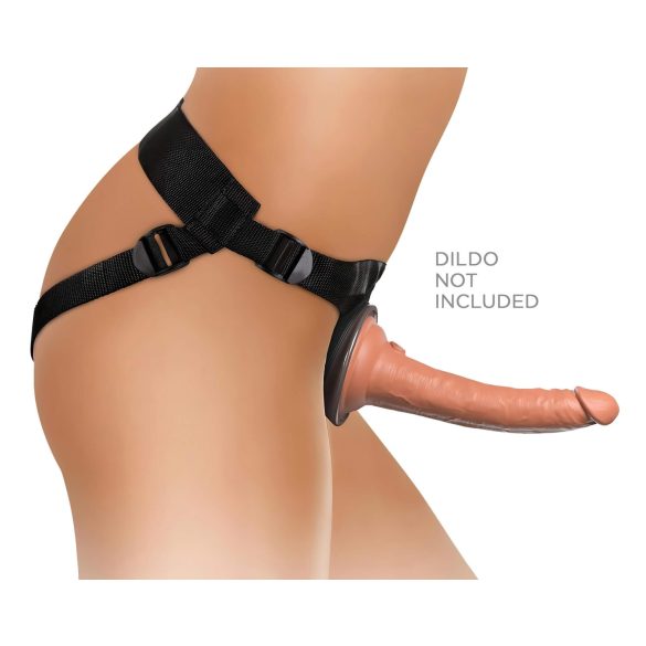 King Cock Elite - strap-on harnas - comfortabel draagbaar - bruin
