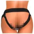 King Cock Elite Comfy - strap-on dildo met harnas - donker huidskleur