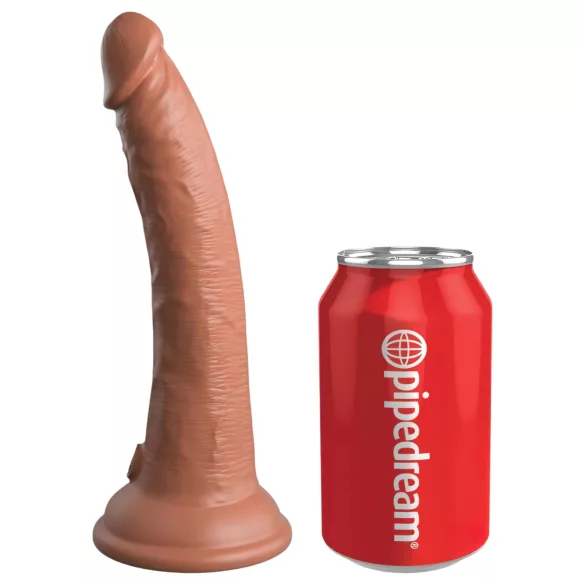 King Cock Elite Comfy - strap-on dildo met harnas - donker huidskleur