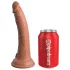 King Cock Elite Comfy - strap-on dildo met harnas - donker huidskleur