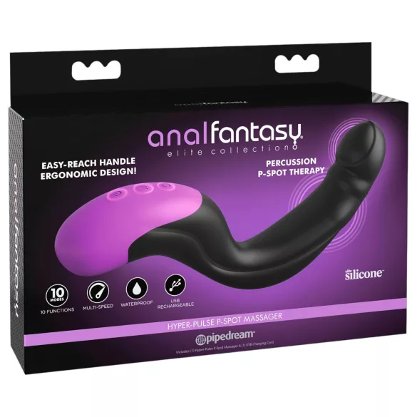 Anal Fantasy - pulserende prostaatvibrator (zwart)