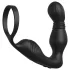 Anal Fantasy Elite - prostaatvibrator met penisring (zwart)
