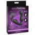 Anal Fantasy Elite - prostaatvibrator met penisring (zwart)