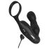 Anal Fantasy Elite - prostaatvibrator met penisring (zwart)