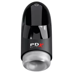 PDX Hydrogasm - oplaadbare draaiende masturbator (zwart)
