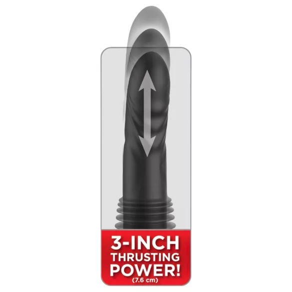 Fetish - vibrator met stoterfunctie - zwart