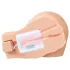 PDX Elite - zuigende, vibrerende 2-in-1 masturbator (natuur)