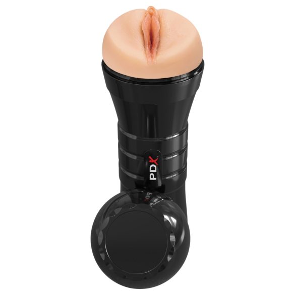 PDX Extreme Wet Pussy – levensechte XXL vagina masturbator (zwart)