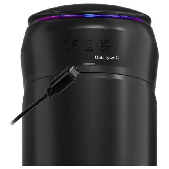 PDX Elite Moto-Bator Pro - automatische warme cockpit-masturbator met noppen