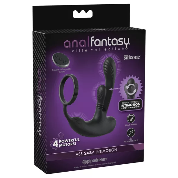 Anal Fantasy Ass-Gasm IntiMotion - anale en prostaatvibrator (zwart)