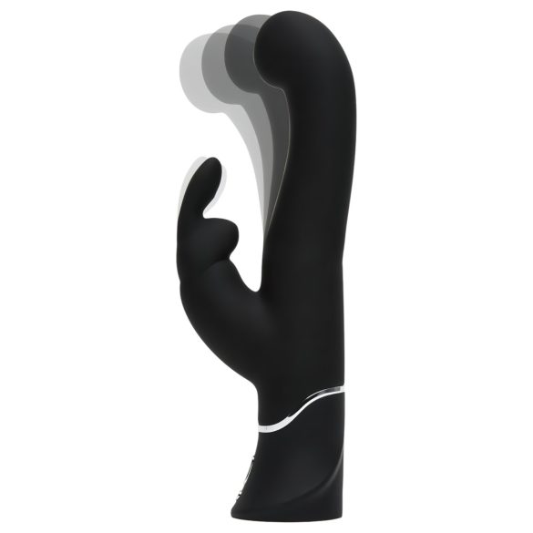 Happyrabbit G-spot - oplaadbare klitorisstimulator met vibrerende kop (zwart)
