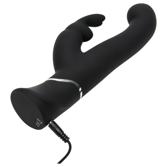 Happyrabbit G-spot - oplaadbare klitorisstimulator met vibrerende kop (zwart)