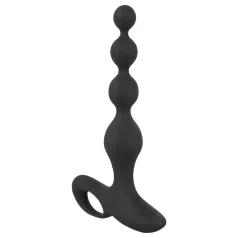 Black Velvets - anale kralen vibrator (zwart)