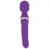Javida Wand & Pearl - 2-in-1 wand vibrator - paars