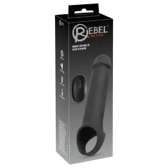   Rebel - vibrerende penis sleeve - oplaadbaar met afstandsbediening - zwart