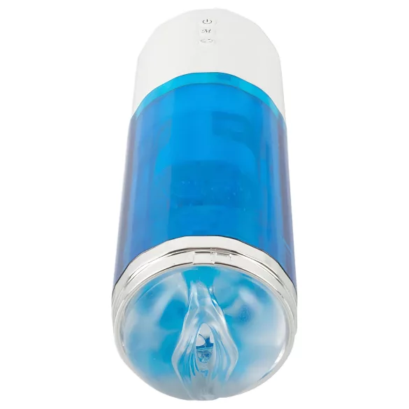 You2Toys - automatische masturbator - roterend en stotend - blauw/wit