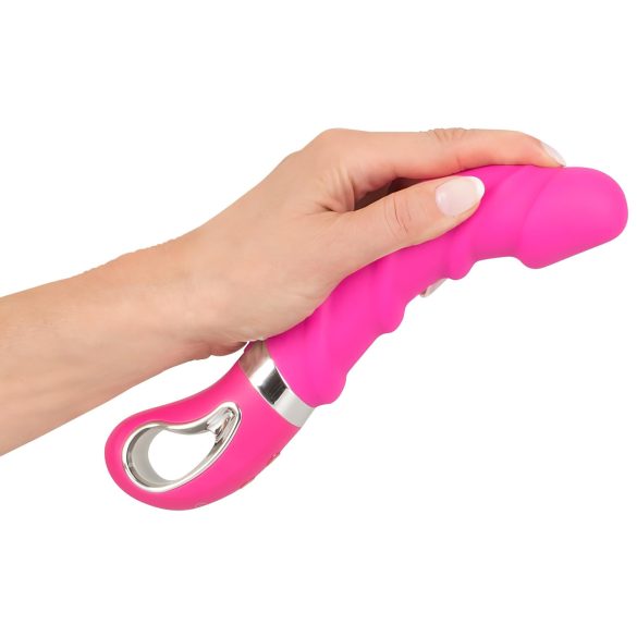 SMILE Soft - oplaadbare, verwarmende vibrator (roze)