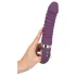 SMILE Soft - vibrator - oplaadbaar, verwarmend - siliconen, paars