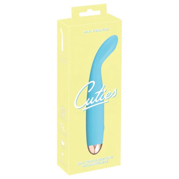 Cuties Mini - oplaadbare, waterdichte G-spot vibrator (turquoise)