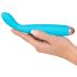 Cuties Mini - oplaadbare, waterdichte G-spot vibrator (turquoise)