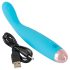 Cuties Mini - oplaadbare, waterdichte G-spot vibrator (turquoise)