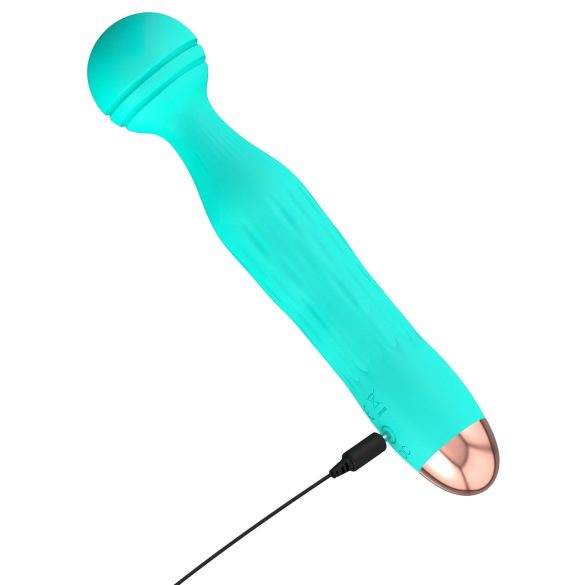 Cuties Mini Wand - oplaadbare, waterdichte massagetrilstaaf (groen)