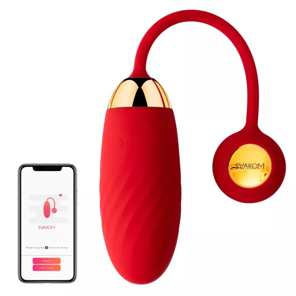 Svakom Ella Neo - vibrerend eitje - app-gestuurd - rood