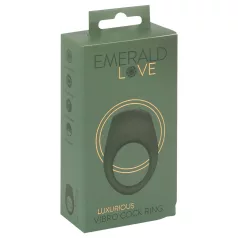   Emerald Love - vibrerende penisring - oplaadbaar en waterdicht - groen