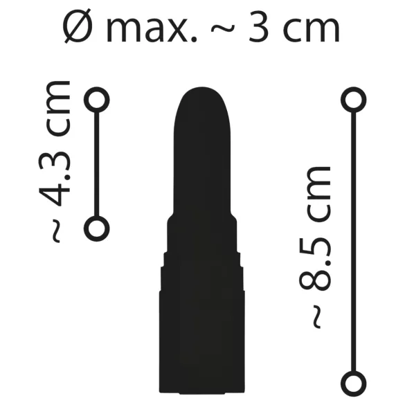 Emerald Love - oplaadbare waterproof mini vibrator - rood