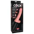 King Cock Plus 6,5 - dildo met ballen en vibratie - huidkleur