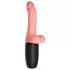 King Cock Plus 6,5 - dildo met ballen en vibratie - huidkleur