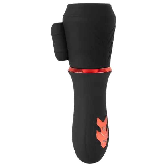 Rebel - penistop vibrator met 2 motoren - oplaadbaar - zwart