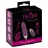 Javida Shaking Love - draagbaar radio‑gestuurd, stotende vibratie‑ei (paars)