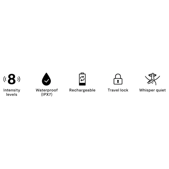 We-Vibe Tango X - mini vibrator waterproof - blauw