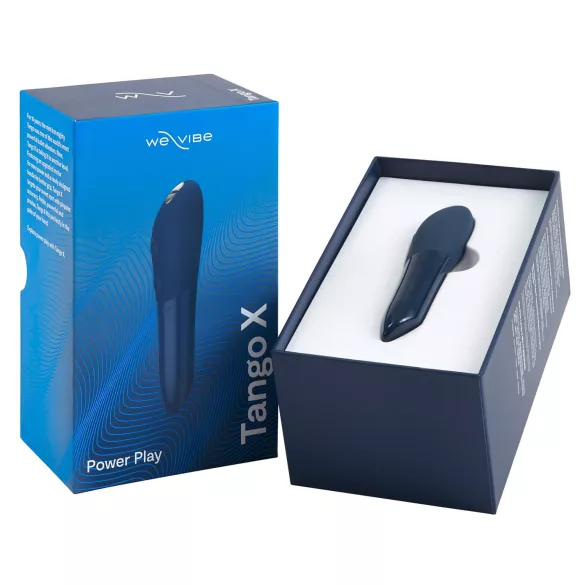 We-Vibe Tango X - mini vibrator waterproof - blauw