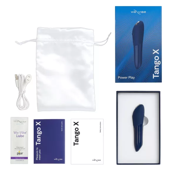 We-Vibe Tango X - mini vibrator waterproof - blauw