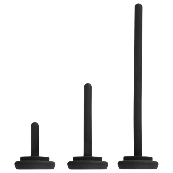 Rebel - penistopvibrator met dilator - zwart