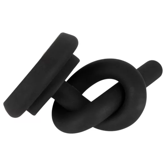 Rebel - penistopvibrator met dilator - zwart