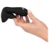 Rebel - penistopvibrator met dilator - zwart