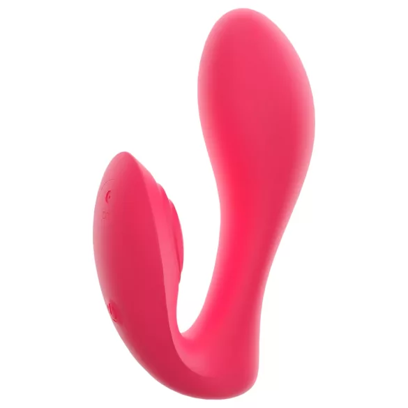 SMILE - vibrerende slip - draadloze oplaadbare 2-in-1 vibrator - roze